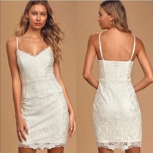 NWT With Me Always Ivory Lace Dress size XS